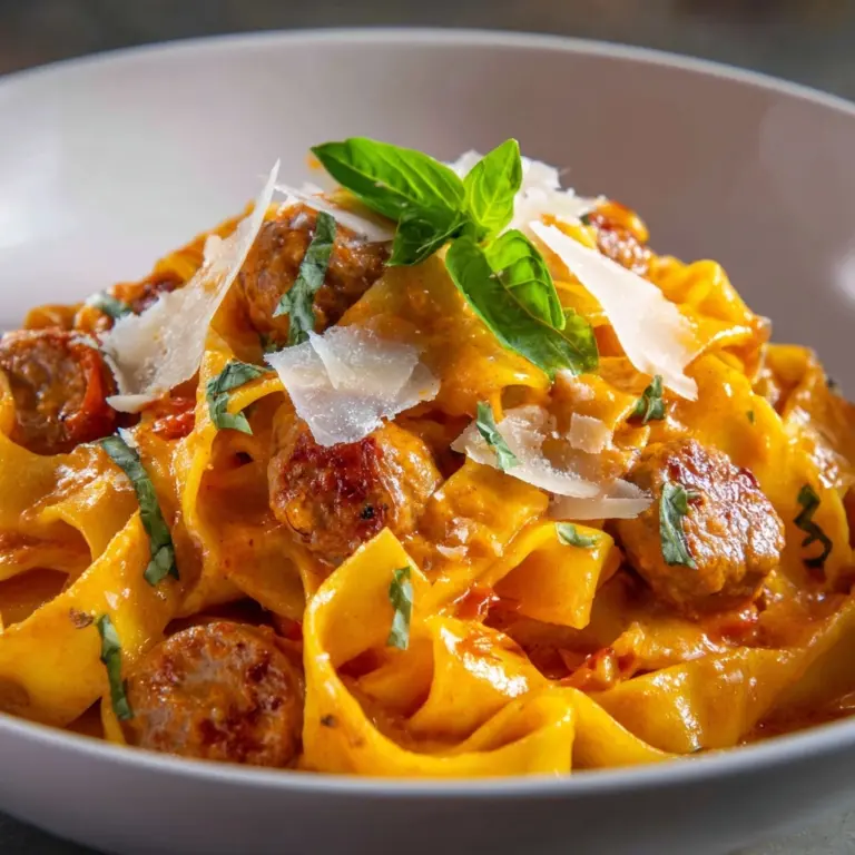 Sausage Nduja Pasta Recipe