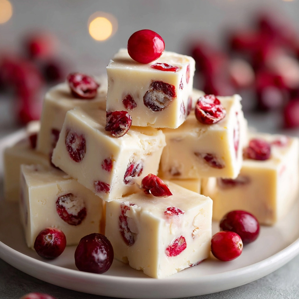 White Chocolate Cherry Fudge Recipe - Recipe Image