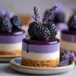 Mini Blackberry Lavender Cheesecakes Recipe