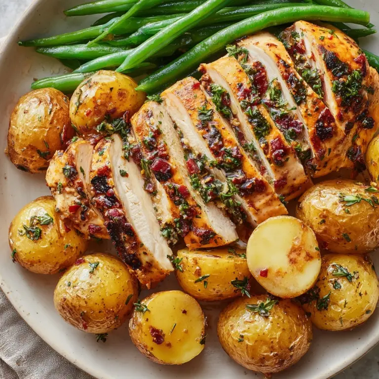 Italian Chicken, Potatoes, and Green Beans Recipe
