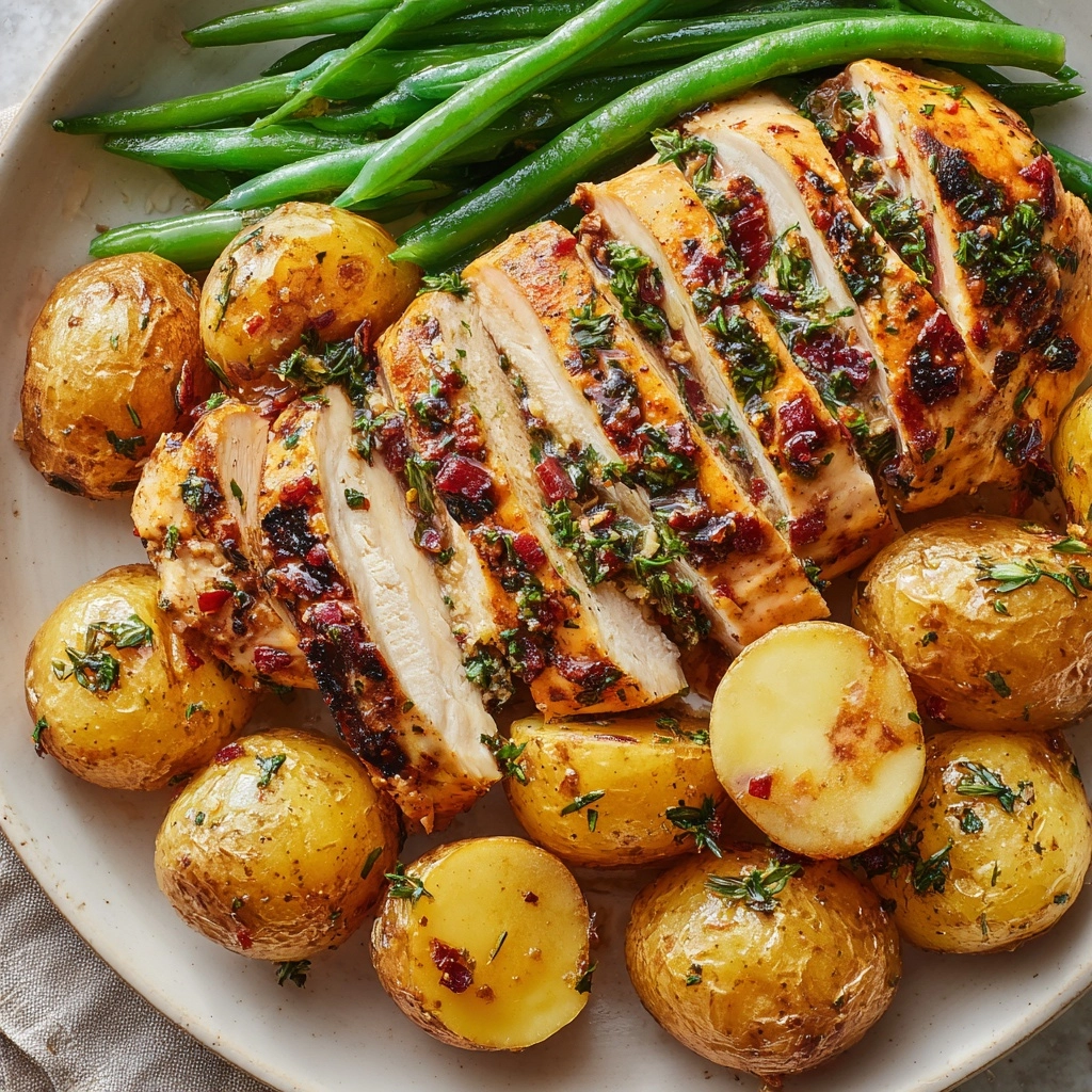 Italian Chicken, Potatoes, and Green Beans Recipe