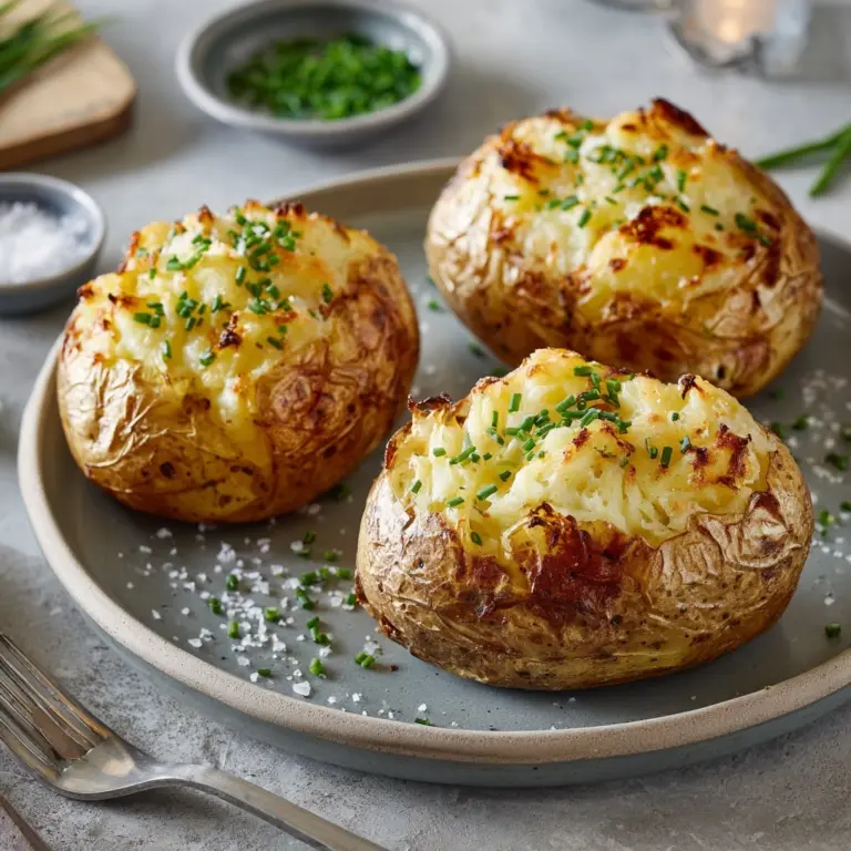 Air Fryer Jacket Potatoes Recipe