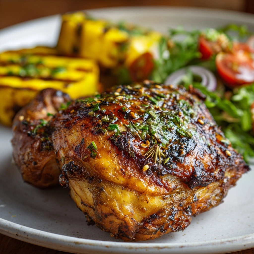 Grilled Chicken Legs Recipe - Recipe Image
