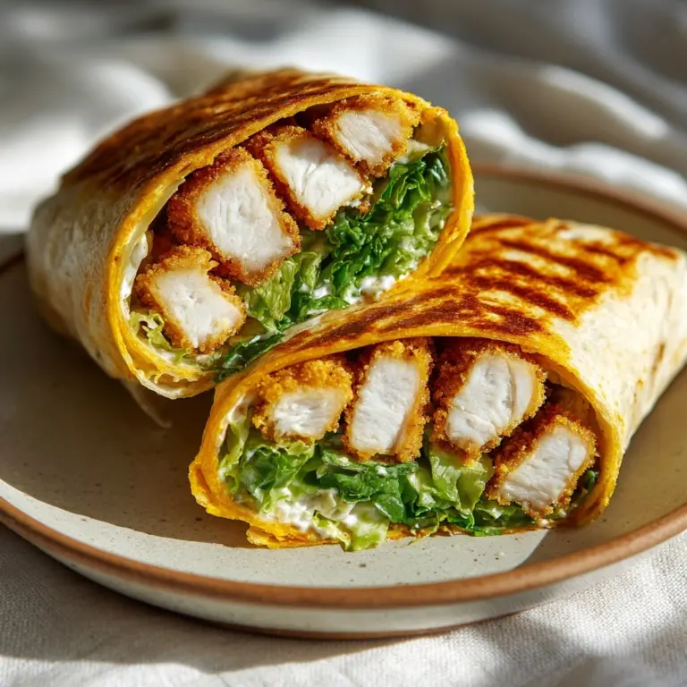 Chicken Caesar Wrap Recipe