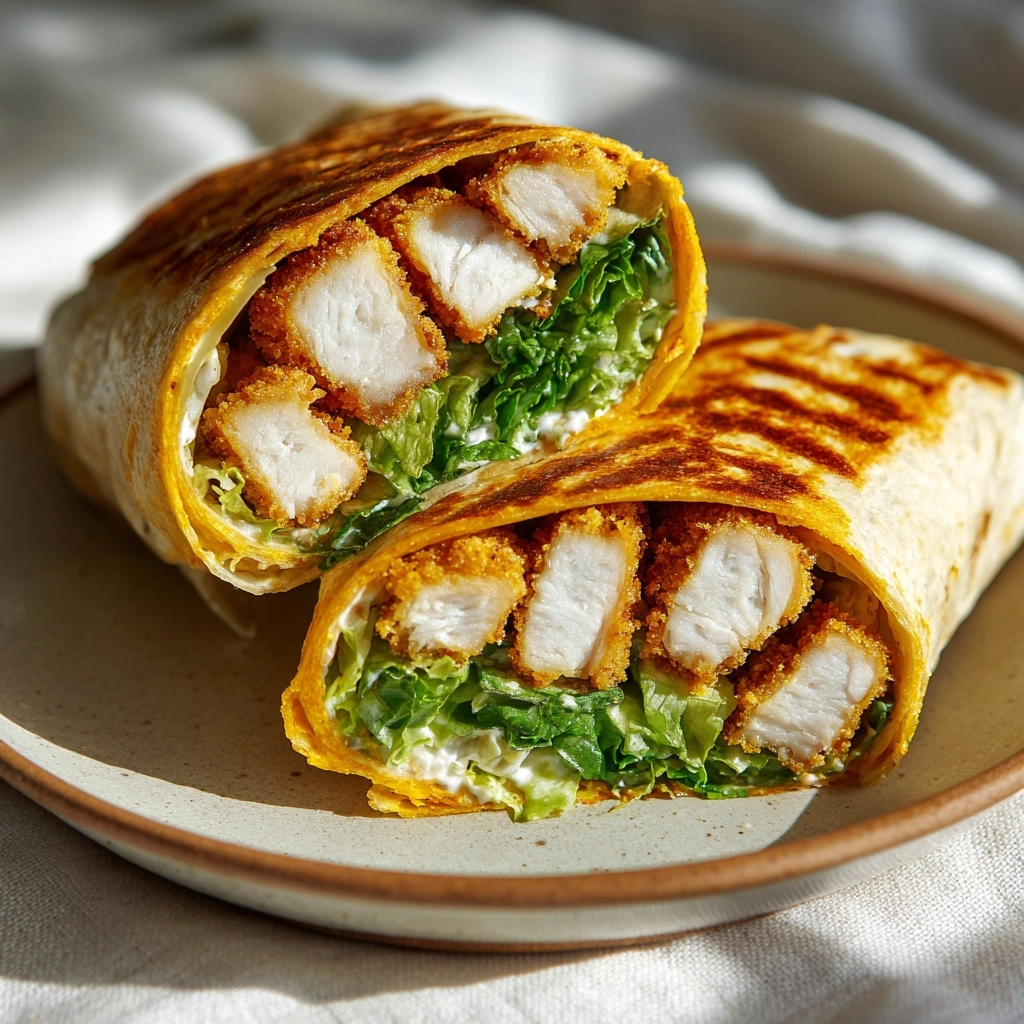 Chicken Caesar Wrap Recipe - Recipe Image