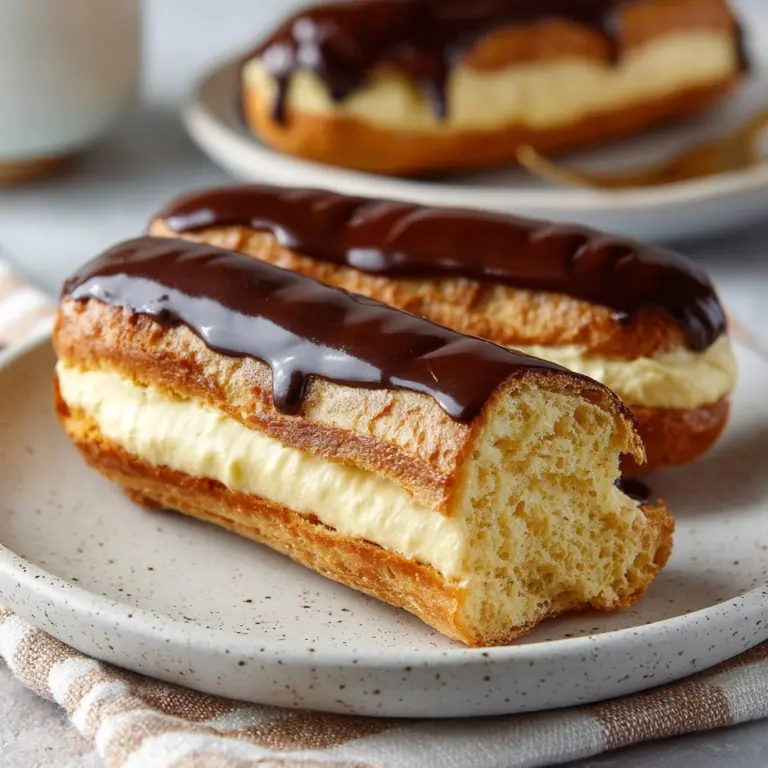Homemade Eclairs Recipe
