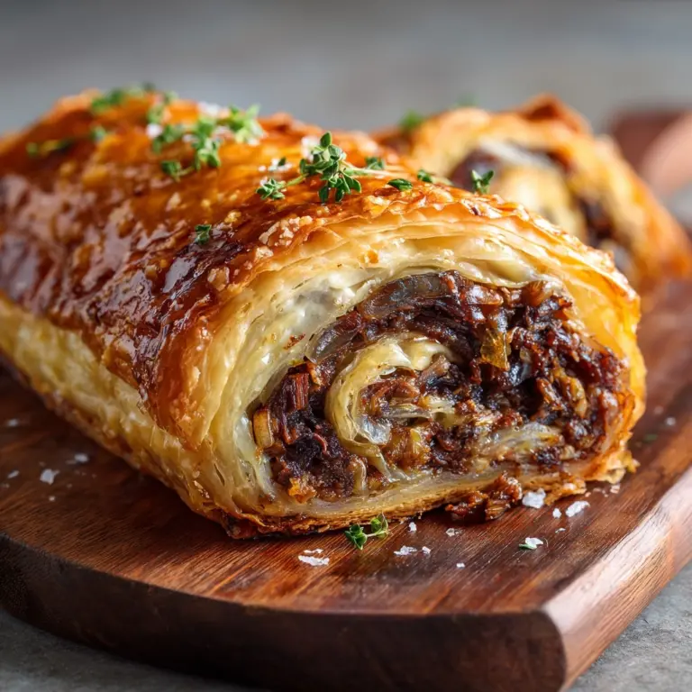 French Onion Beef Roll-Ups Recipe