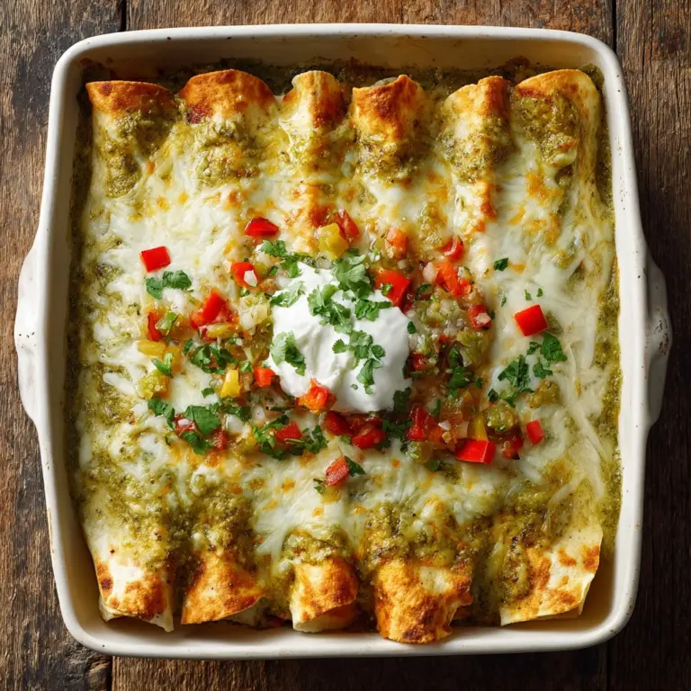 Salsa Verde Chicken Enchiladas Recipe