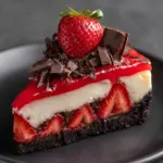 Chocolate Strawberry Swirl Cheesecake Recipe