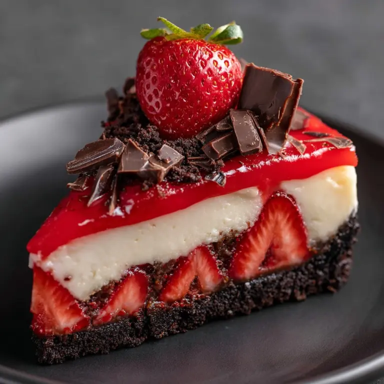 Chocolate Strawberry Swirl Cheesecake Recipe