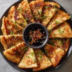 Crispy Vegetable Pancakes with Asian Dipping Sauce Recipe