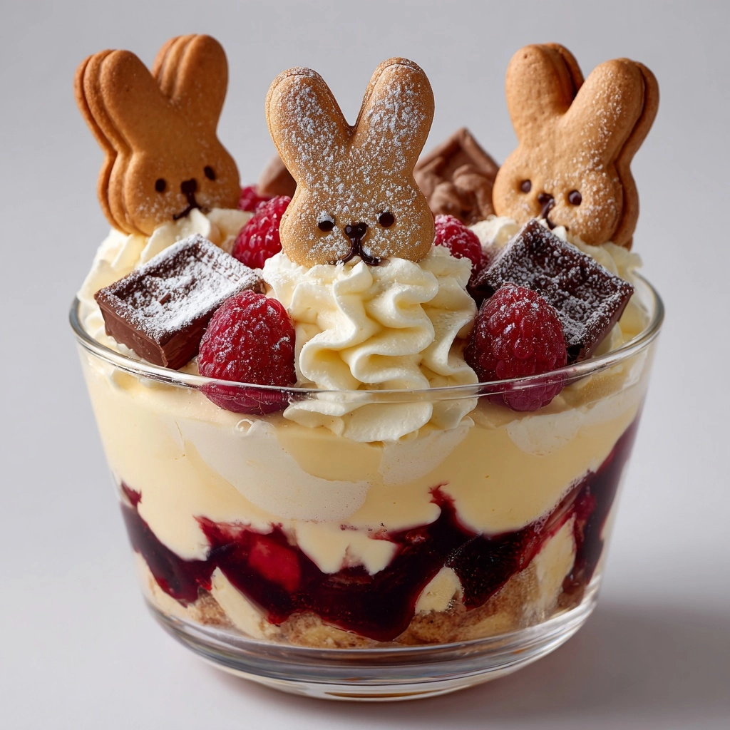Little Bunny Strawberry Shortcake Trifle Recipe - Recipe Image