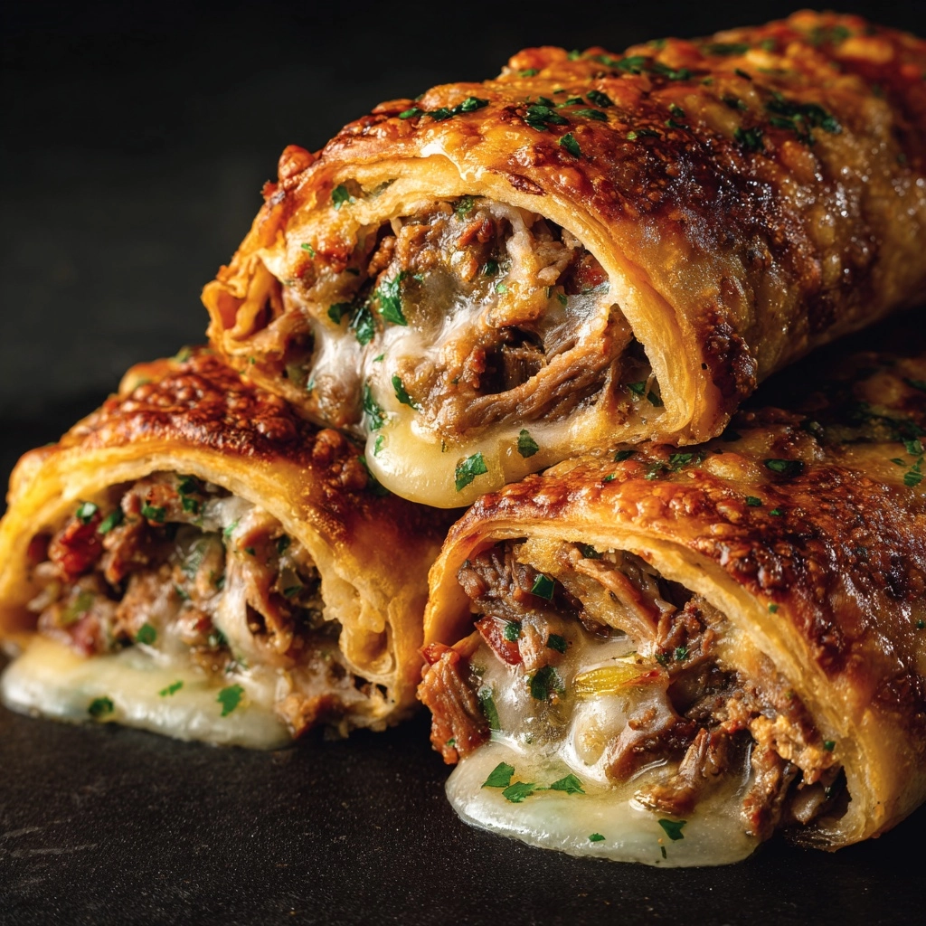 Keto Philly Cheesesteak Roll-Ups Recipe - Recipe Image