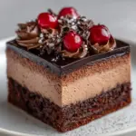 Triple Chocolate Mousse Cake Recipe