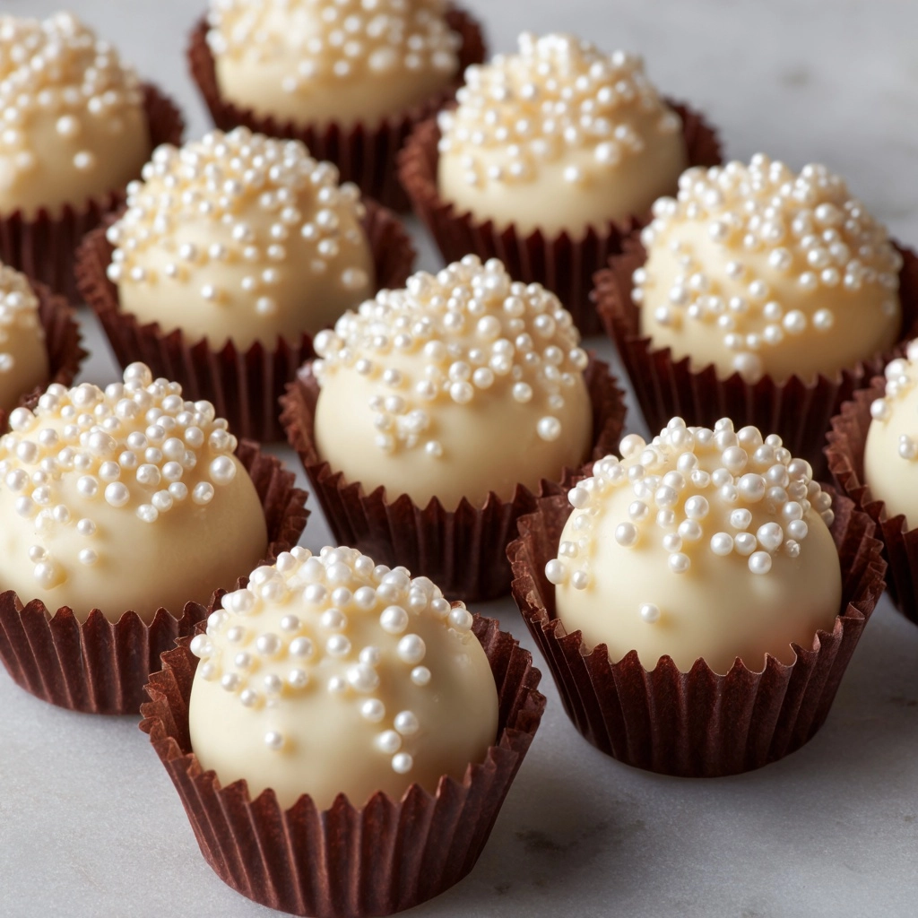 White Chocolate Brigadeiros Recipe - Recipe Image