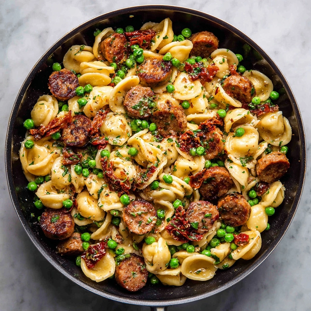 Sausage and Pea Pasta Recipe - Recipe Image