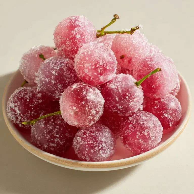 Pink Cotton Candied Grapes Recipe