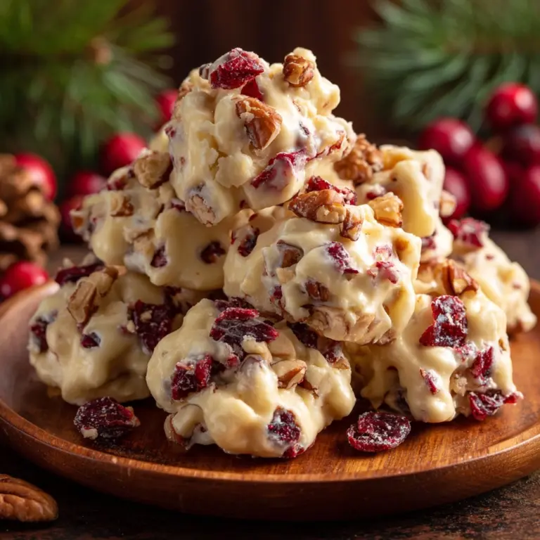 White Chocolate Cranberry Pecan Clusters Recipe