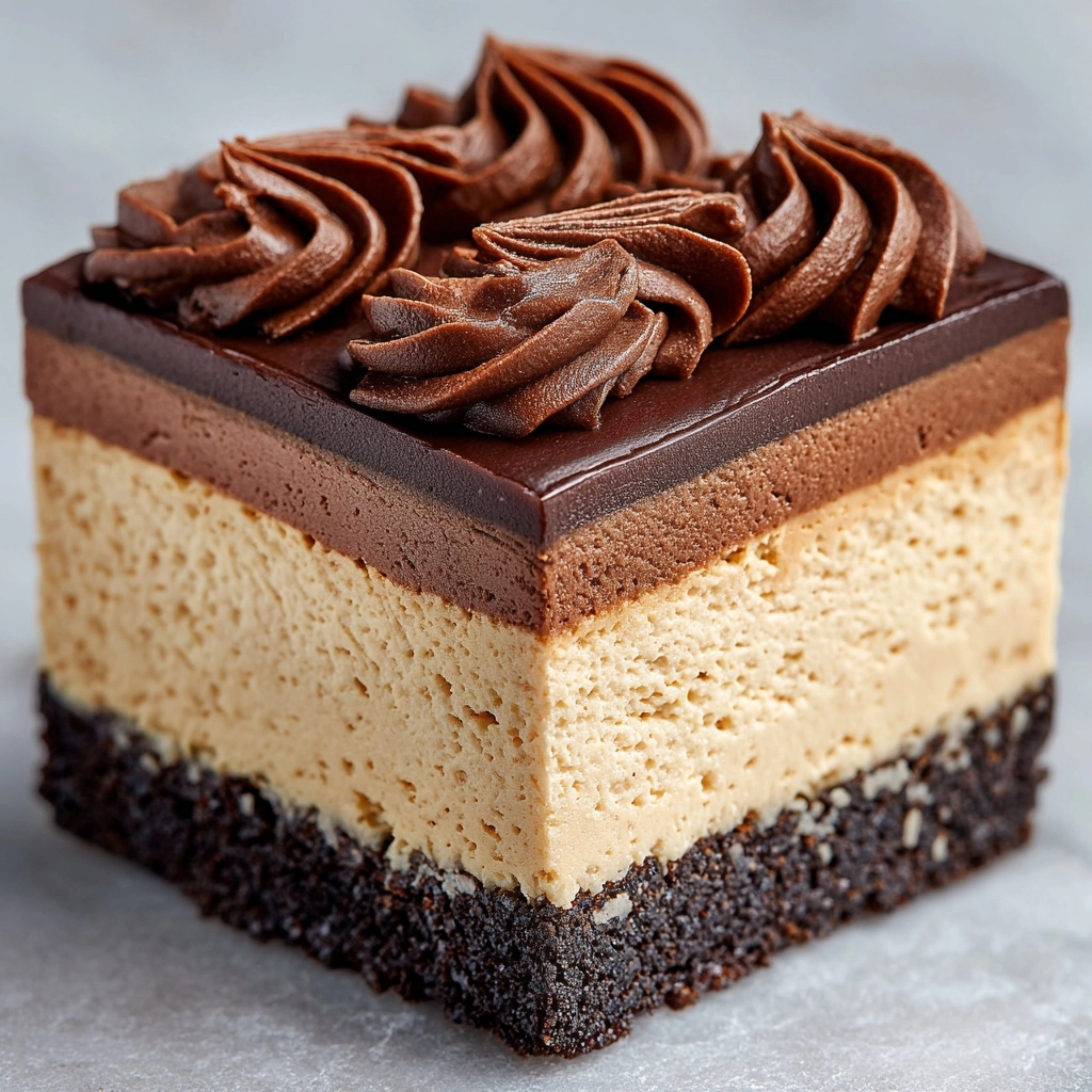Chocolate Peanut Butter Dream Bars Recipe - Recipe Image