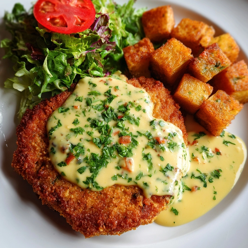 Cheesy Chicken Pillow Delight Recipe - Recipe Image