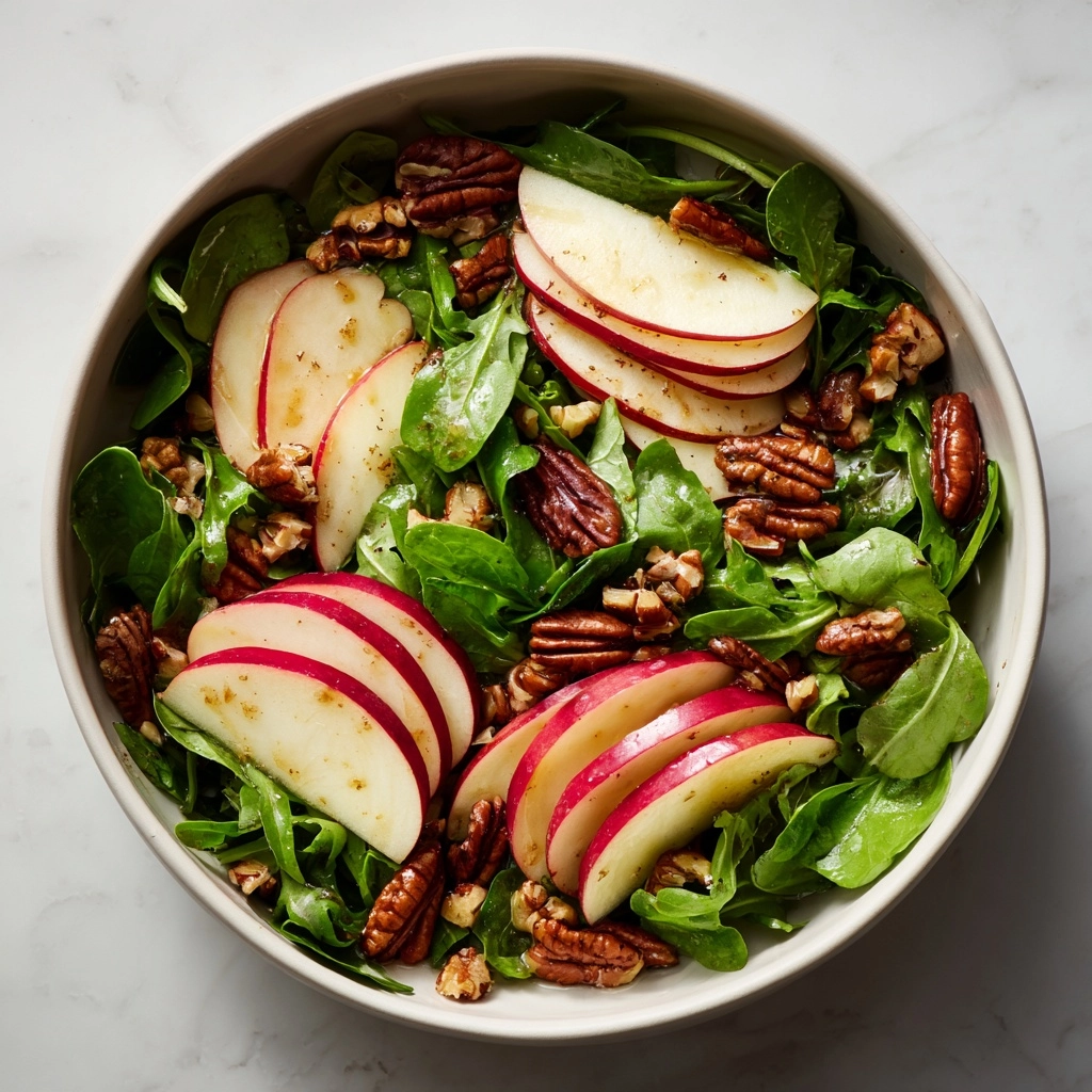 Autumn Apple Walnut Salad with Maple Dijon Vinaigrette Recipe