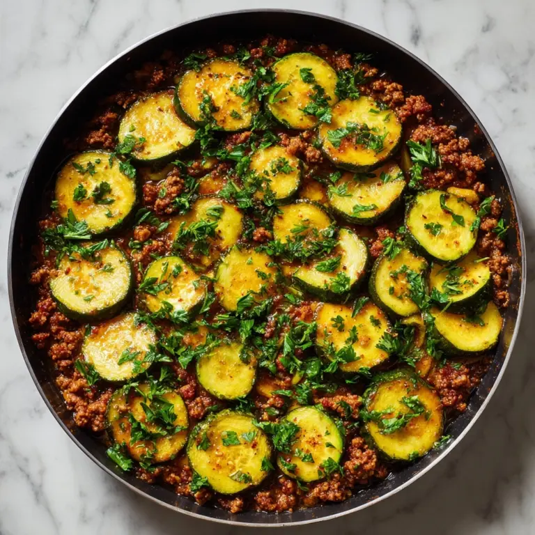 Ground Turkey and Zucchini Skillet Recipe