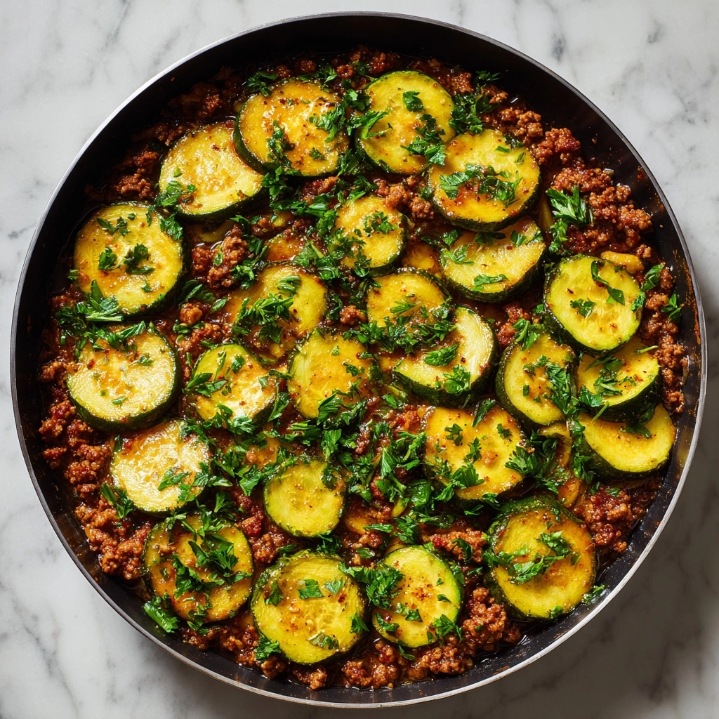 Ground Turkey and Zucchini Skillet Recipe - Recipe Image
