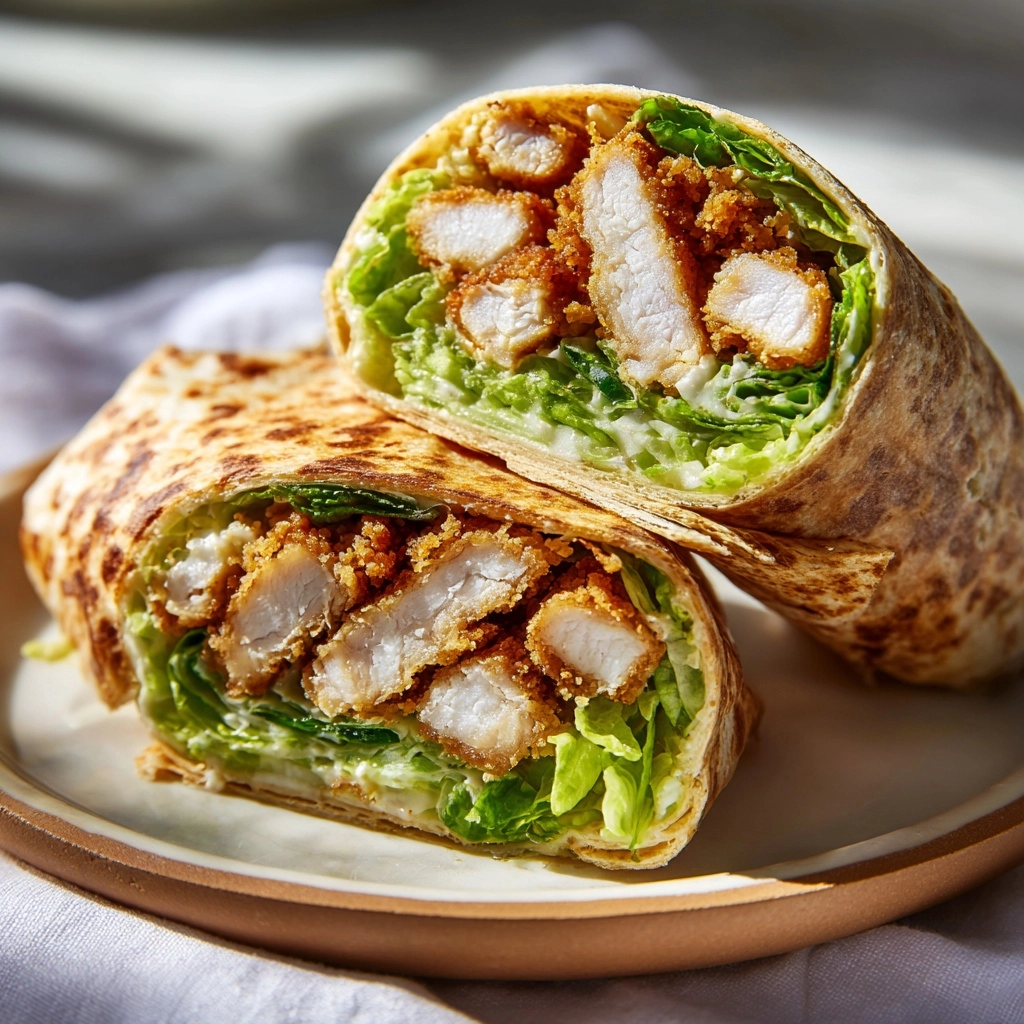 Chicken Caesar Wrap Recipe - Recipe Image