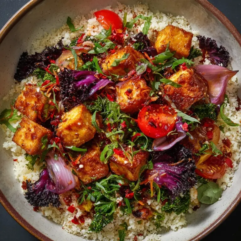 Harissa Tofu Salad Recipe