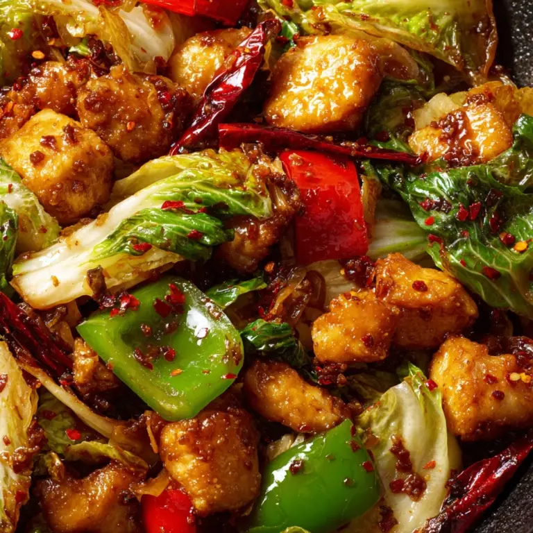 Chinese Chicken Cabbage Stir-Fry Recipe