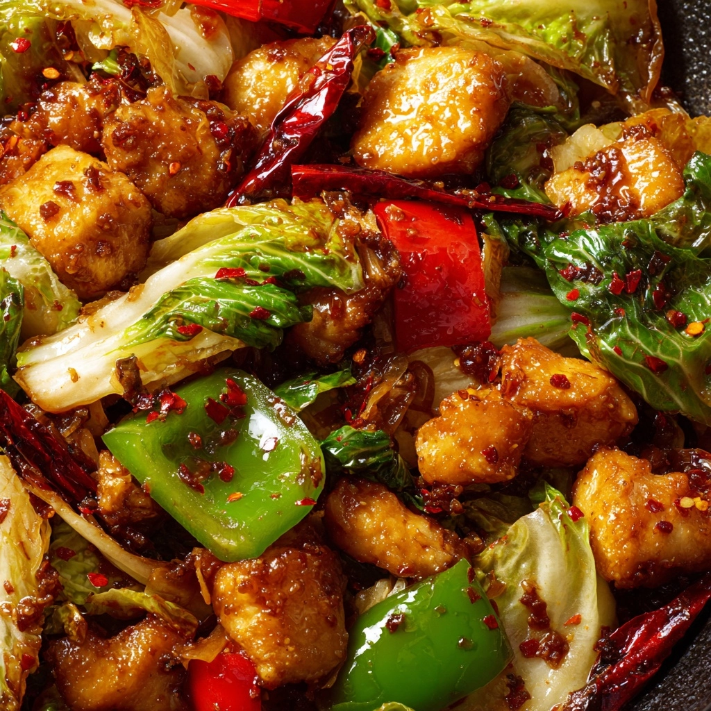 Chinese Chicken Cabbage Stir-Fry Recipe - Recipe Image