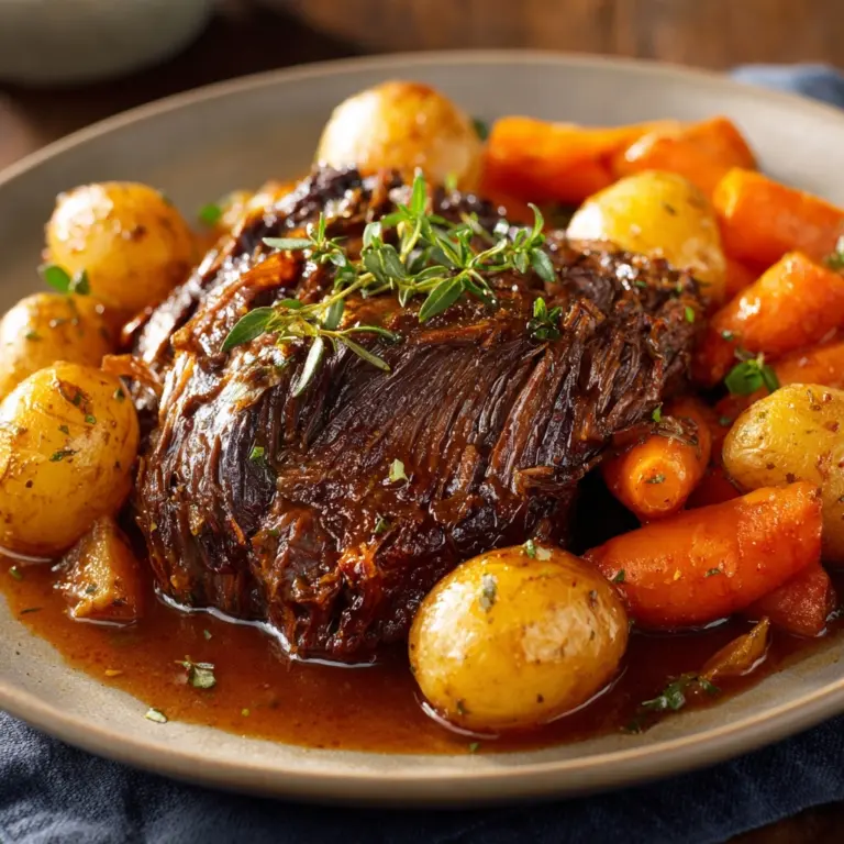 Slow Cooker Pot Roast Recipe