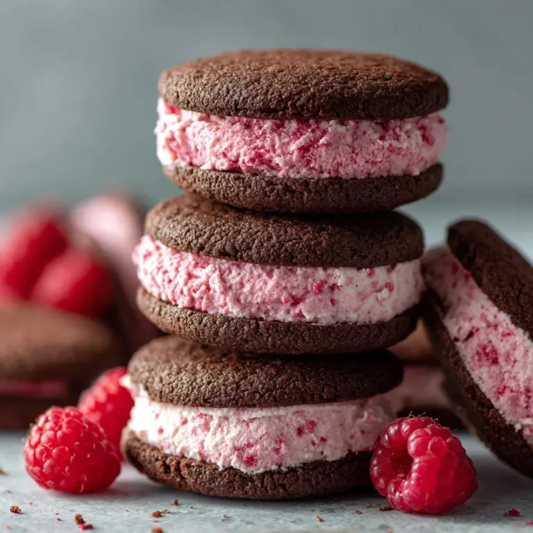 Chocolate Raspberry Sandwich Cookies: A Luxurious Delight Recipe