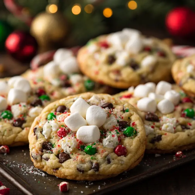 Cake Mix Chocolate Chip Santa Cookies Recipe