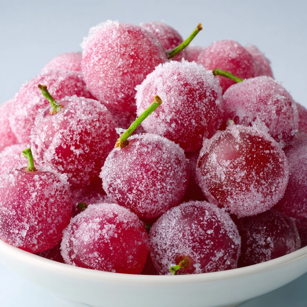 Pink Cotton Candied Grapes Recipe - Recipe Image