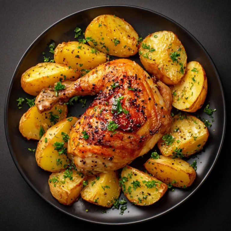 Roasted Chicken and Potatoes Recipe