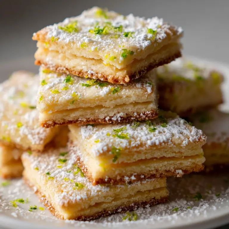 Key Lime Shortbread Cookies for a Zesty Treat Recipe