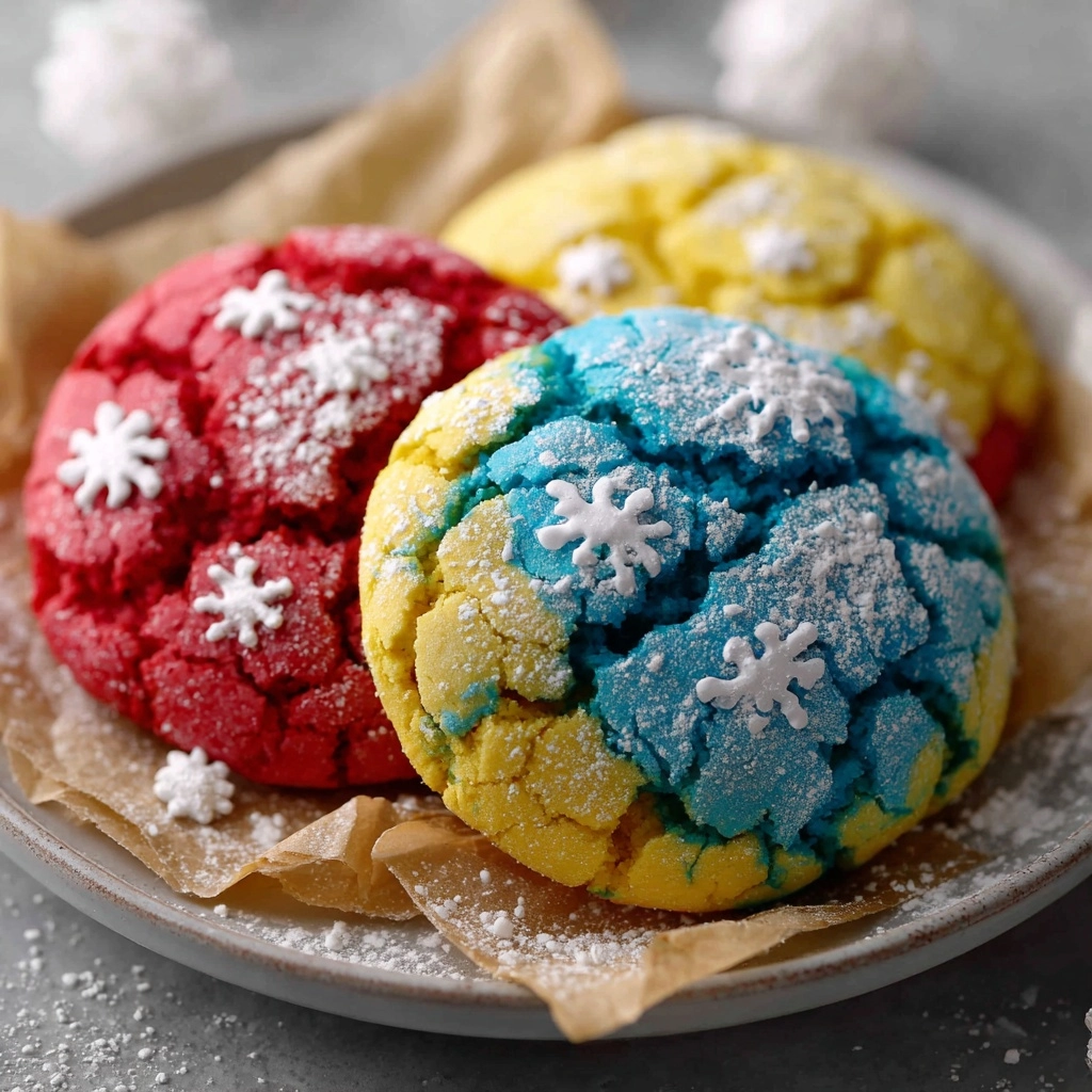 Patriotic Crinkle Cookies Recipe