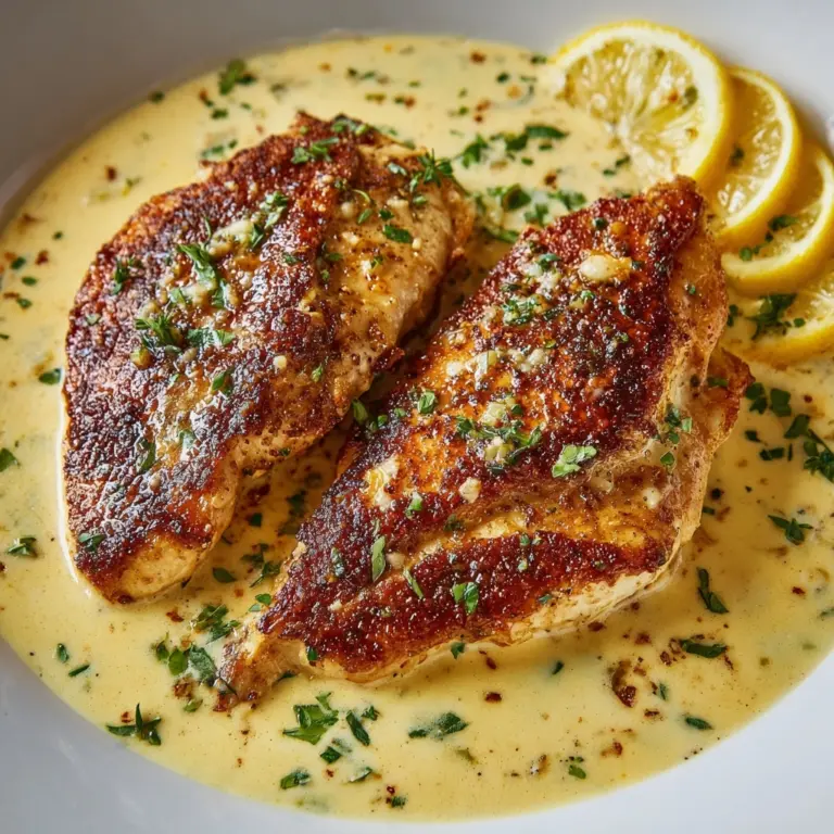 Creamy Lemon Parmesan Chicken Recipe