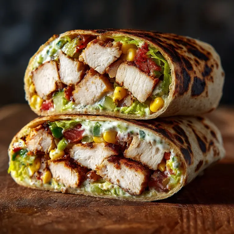 Chicken BLT Wrap Recipe