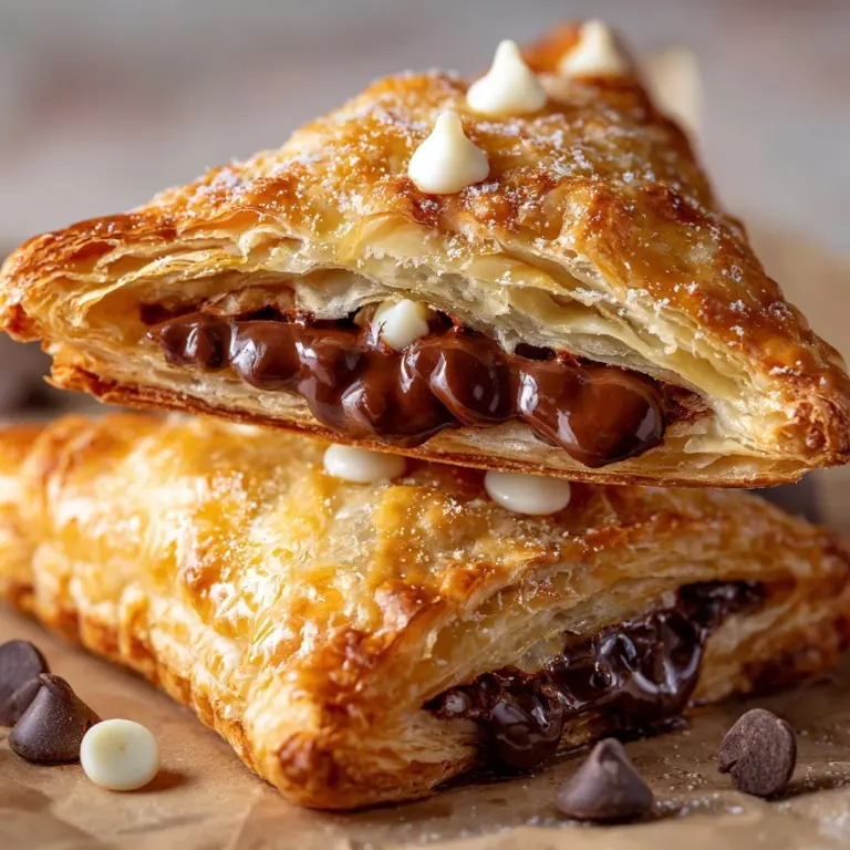 Chocolate Chip Cookie Dough Turnovers Recipe