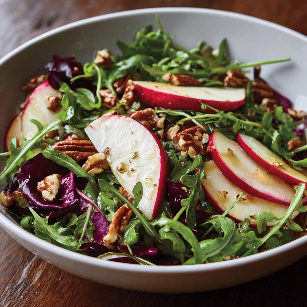 Autumn Apple Walnut Salad with Maple Dijon Vinaigrette Recipe - Recipe Image