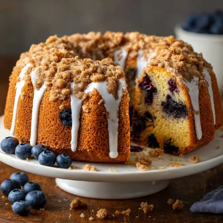 Brown Sugar Blueberry Coffee Cake Recipe