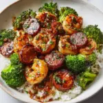 Honey Garlic Shrimp, Sausage & Broccoli for Dinner Bliss Recipe