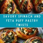 Spinach and Feta Puff Pastry Twists Recipe