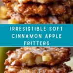 Soft Cinnamon Apple Fritters with Vanilla Glaze Recipe