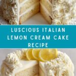 Italian Lemon Cream Cake Recipe