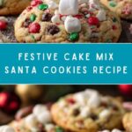 Cake Mix Chocolate Chip Santa Cookies Recipe