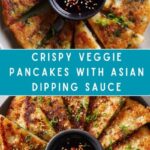 Crispy Vegetable Pancakes with Asian Dipping Sauce Recipe