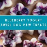 Blueberry Yogurt Swirl Dog Paw Treats Recipe
